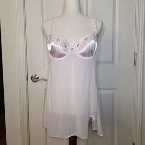 Linea Donatella Baby Pink Lingerie Chemise Slip